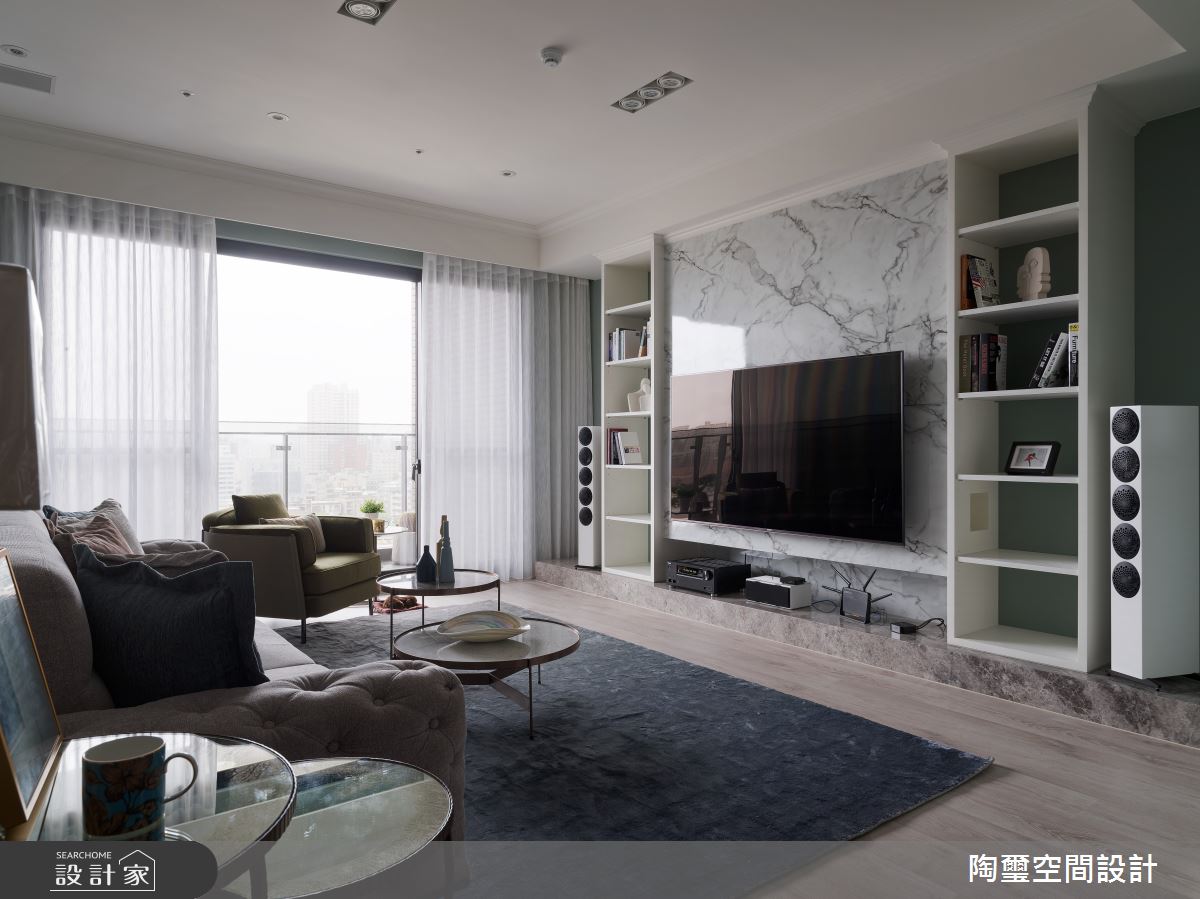 50坪新成屋(5年以下)＿美式風客廳案例圖片＿陶璽空間設計＿陶璽_38之4