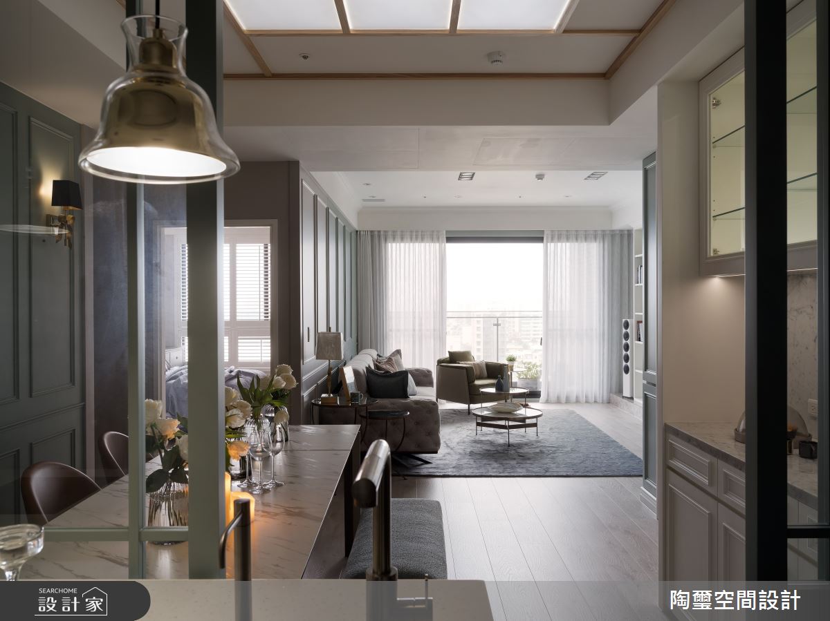 50坪新成屋(5年以下)＿美式風客廳餐廳案例圖片＿陶璽空間設計＿陶璽_38之17