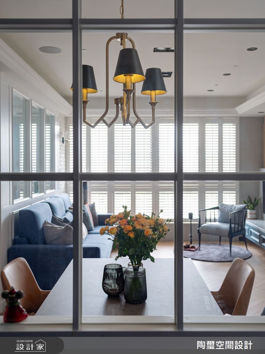 35坪新成屋(5年以下)＿美式風客廳餐廳案例圖片＿陶璽空間設計＿陶璽_39之2