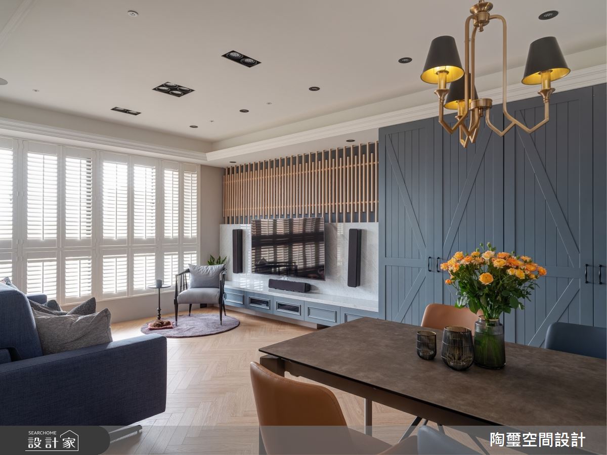 35坪新成屋(5年以下)＿美式風客廳餐廳案例圖片＿陶璽空間設計＿陶璽_39之9