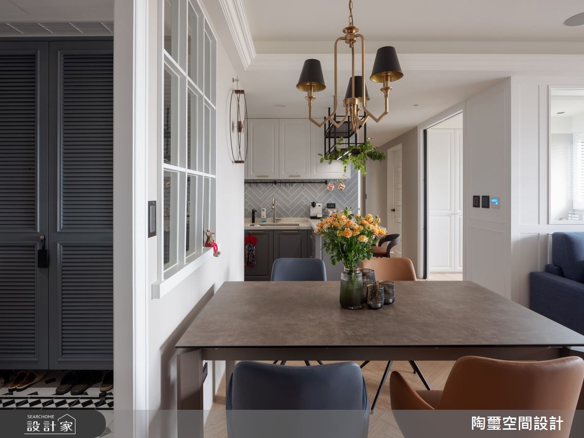 35坪新成屋(5年以下)＿美式風餐廳案例圖片＿陶璽空間設計＿陶璽_39之12