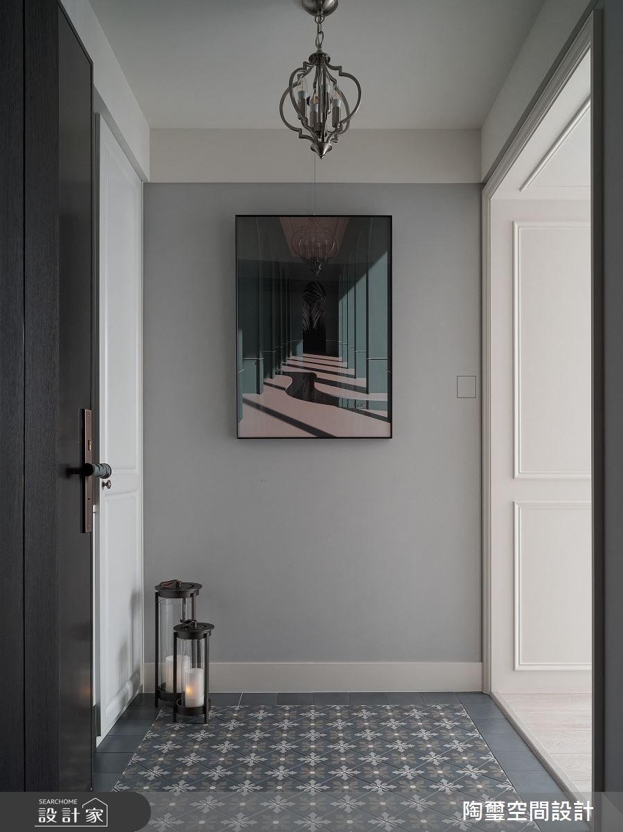 35坪新成屋(5年以下)＿美式風玄關案例圖片＿陶璽空間設計＿陶璽_41之1