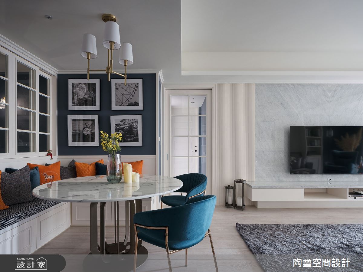 35坪新成屋(5年以下)＿美式風餐廳案例圖片＿陶璽空間設計＿陶璽_41之4