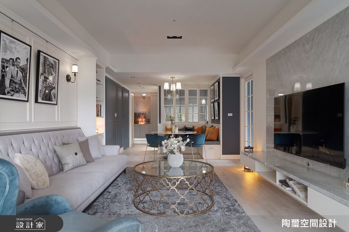 35坪新成屋(5年以下)＿美式風客廳案例圖片＿陶璽空間設計＿陶璽_41之5