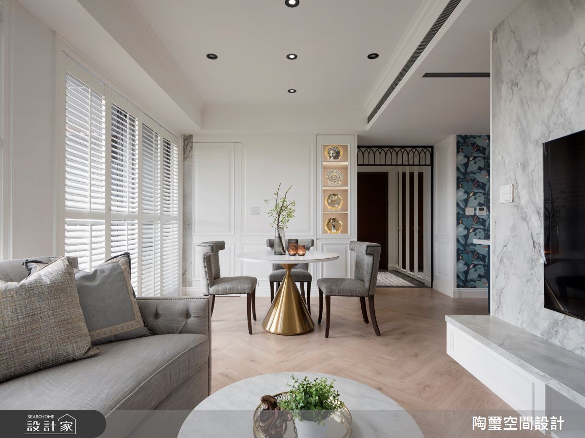 24坪預售屋＿混搭風客廳案例圖片＿陶璽空間設計＿陶璽_45之9