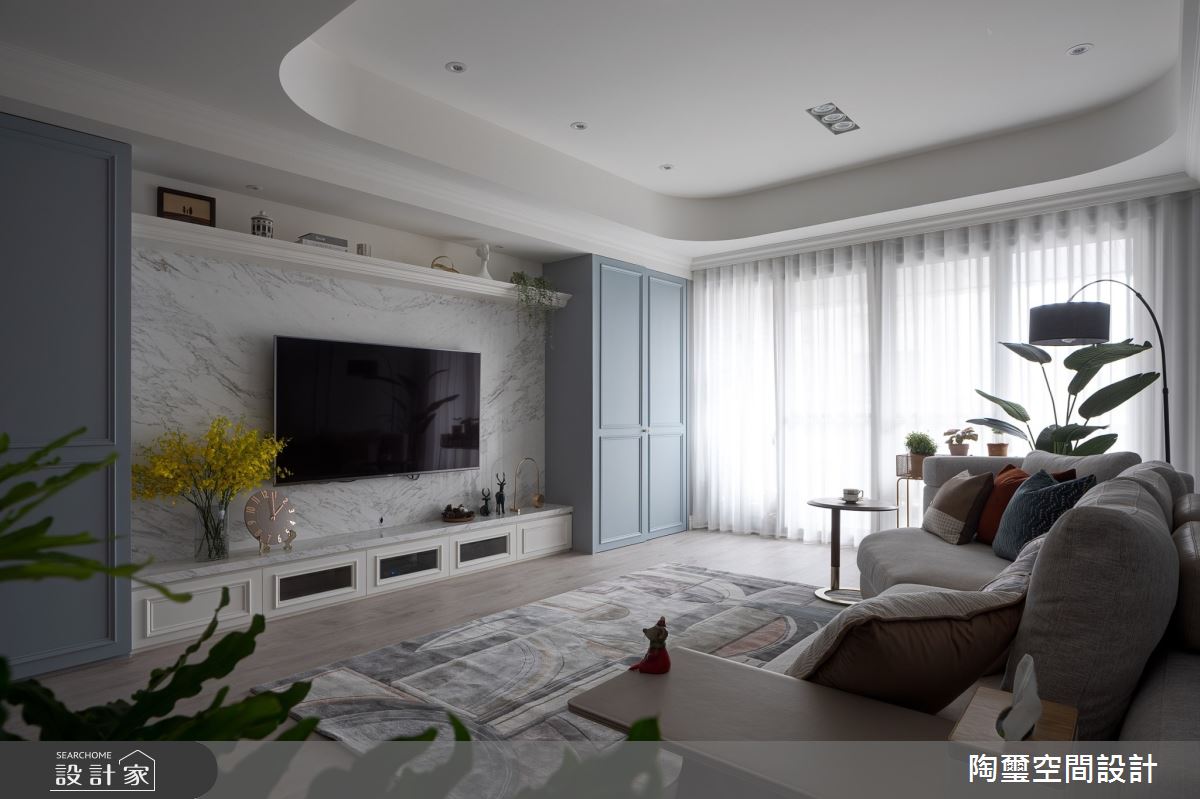 35坪預售屋＿美式風客廳案例圖片＿陶璽空間設計＿陶璽_46之2