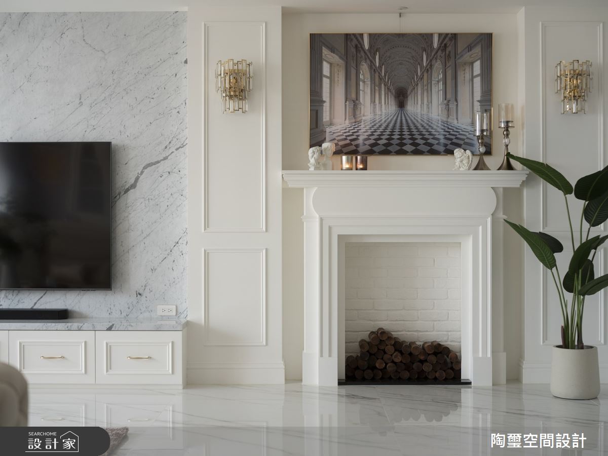40坪毛胚屋＿新古典客廳案例圖片＿陶璽空間設計＿陶璽_47之8