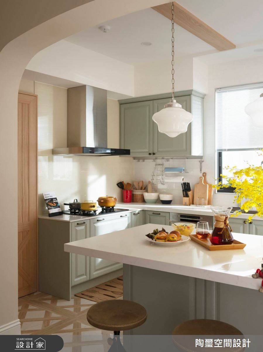 35坪老屋(16~30年)＿美式風餐廳廚房吧檯案例圖片＿陶璽空間設計＿陶璽_49之4