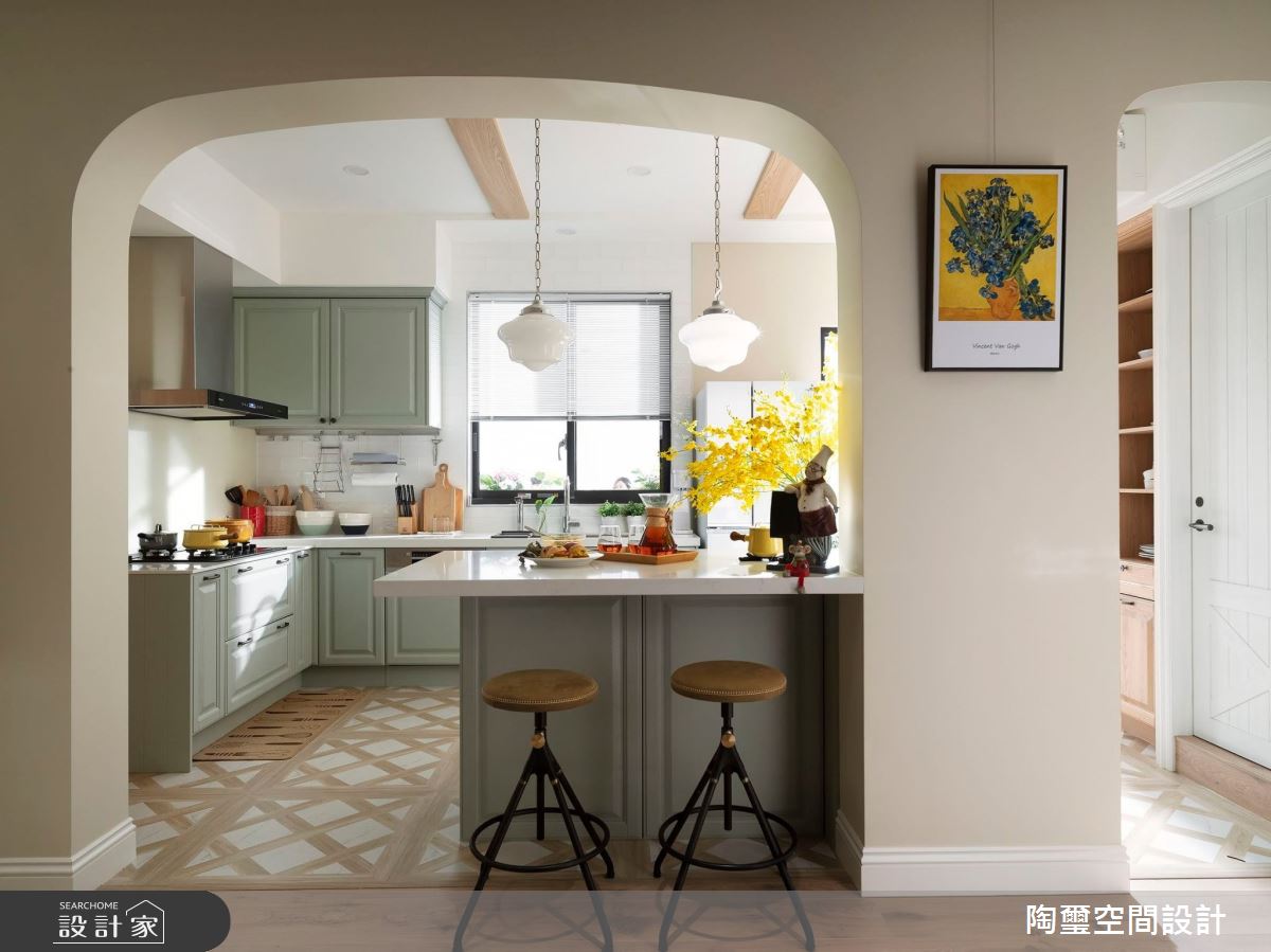 35坪老屋(16~30年)＿美式風餐廳廚房吧檯案例圖片＿陶璽空間設計＿陶璽_49之5