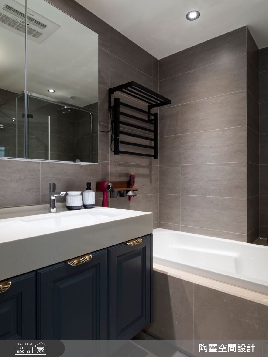 25坪預售屋＿混搭風浴室案例圖片＿陶璽空間設計＿陶璽_50之26