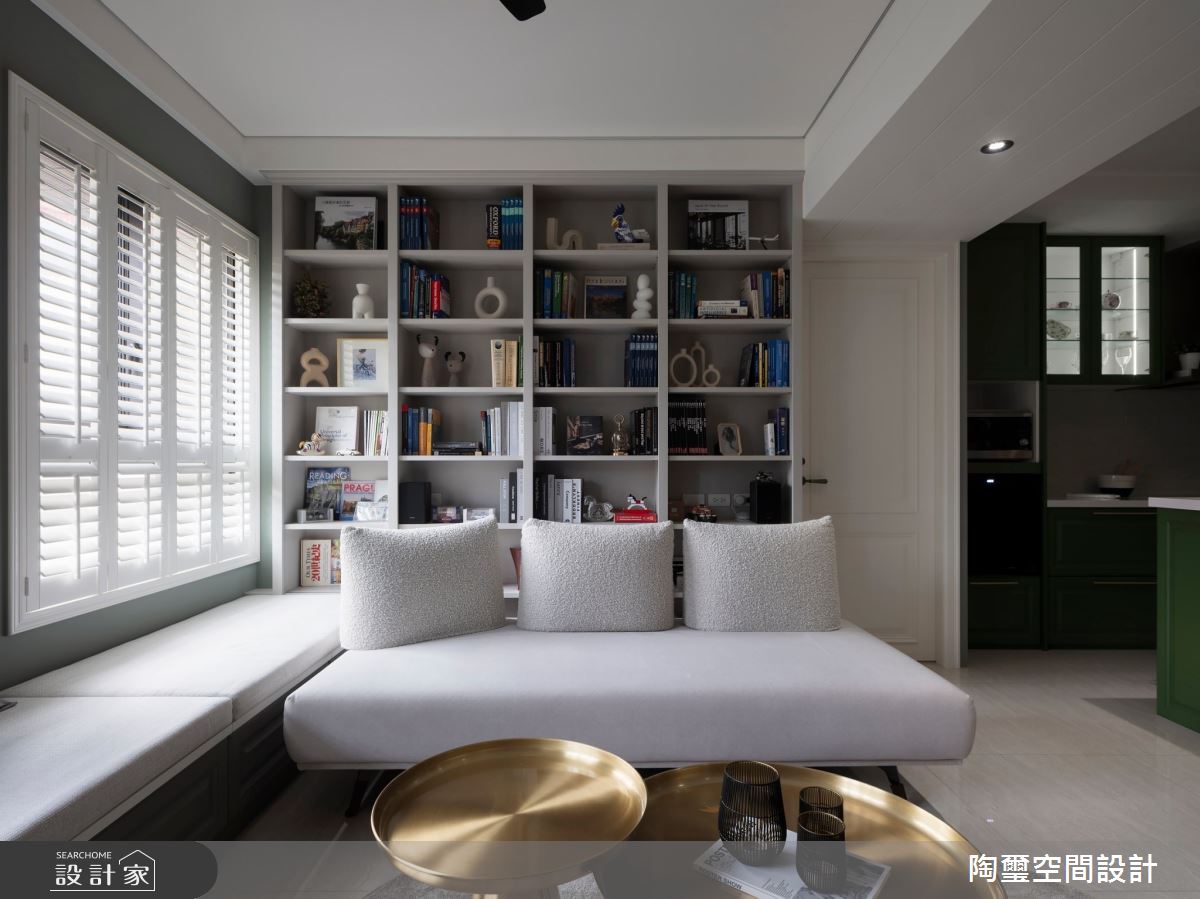25坪預售屋＿混搭風客廳臥榻案例圖片＿陶璽空間設計＿陶璽_50之9