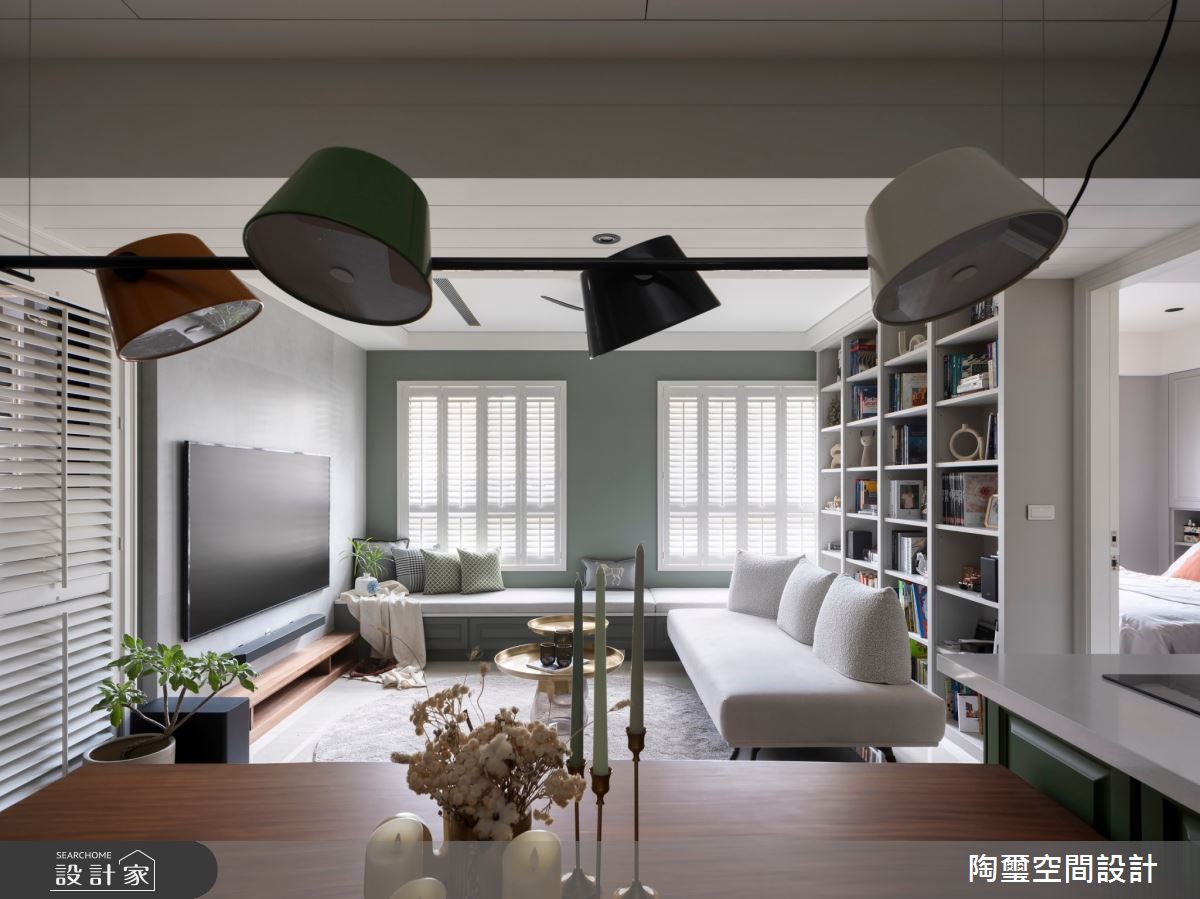 25坪預售屋＿混搭風客廳餐廳臥榻案例圖片＿陶璽空間設計＿陶璽_50之5