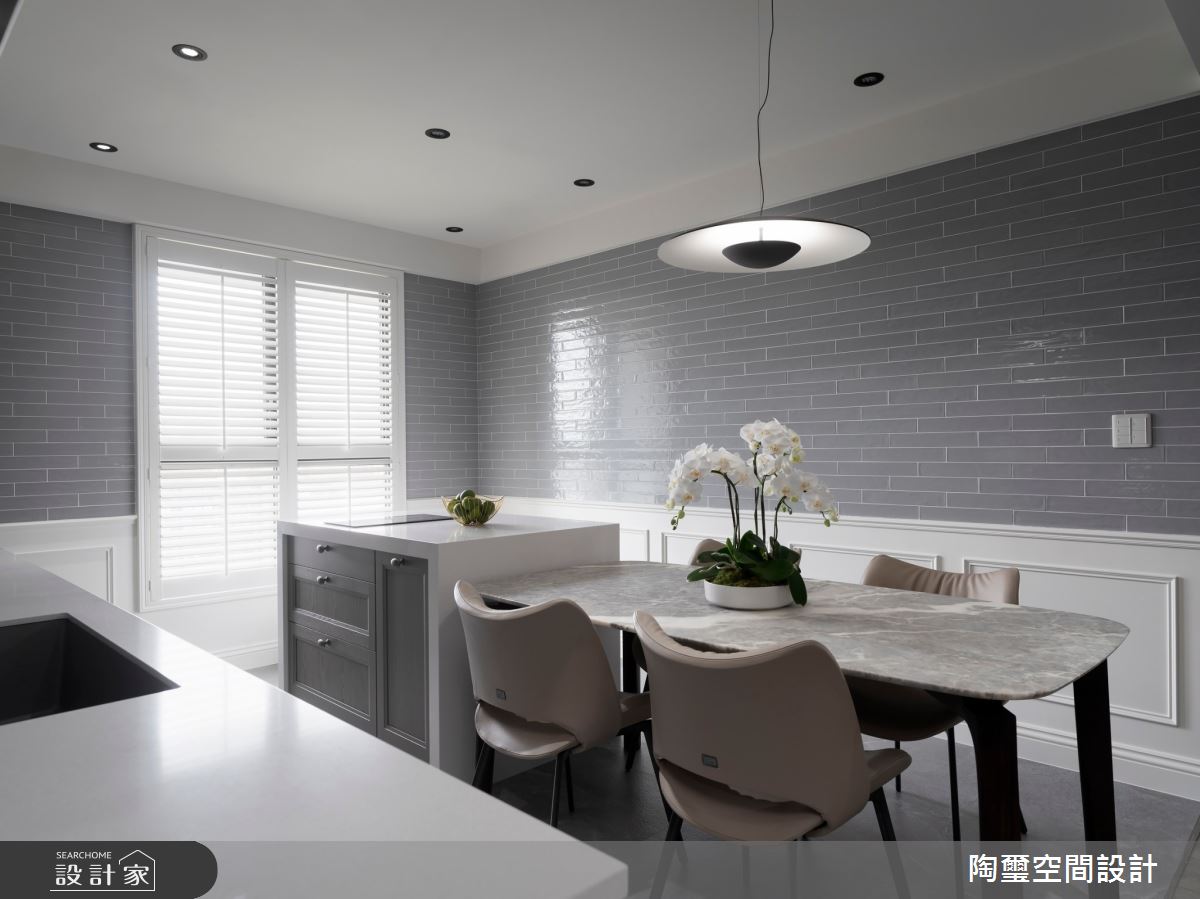 32坪毛胚屋＿英倫風餐廳中島案例圖片＿陶璽空間設計＿陶璽_51之17