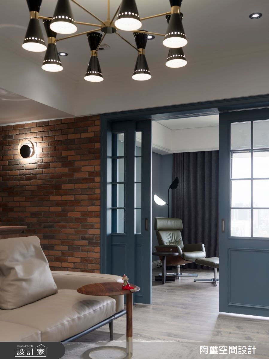 32坪毛胚屋＿英倫風客廳書房案例圖片＿陶璽空間設計＿陶璽_51之3