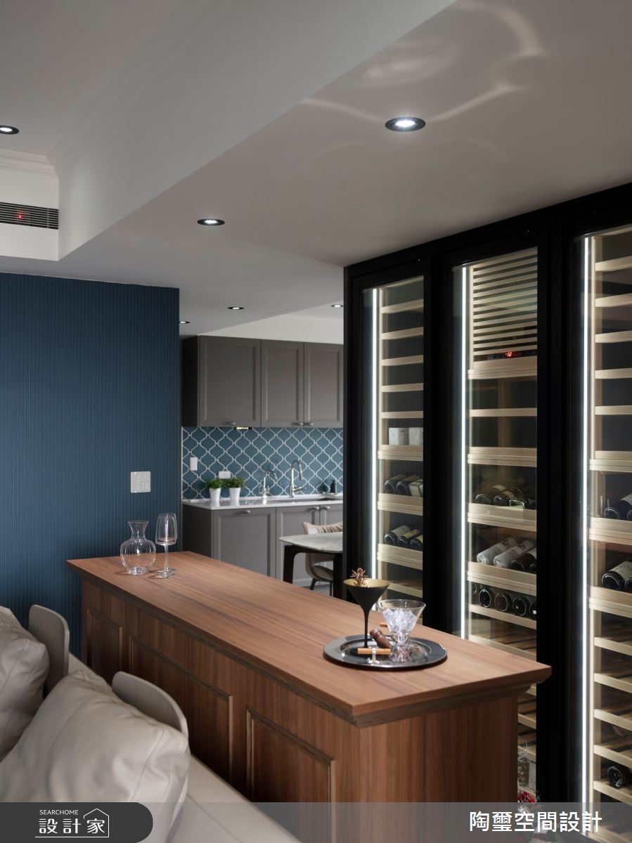 32坪毛胚屋＿英倫風客廳廚房案例圖片＿陶璽空間設計＿陶璽_51之13