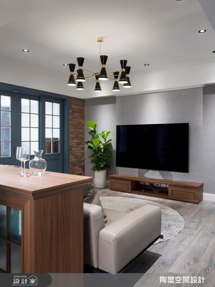 32坪毛胚屋＿英倫風客廳案例圖片＿陶璽空間設計＿陶璽_51之19