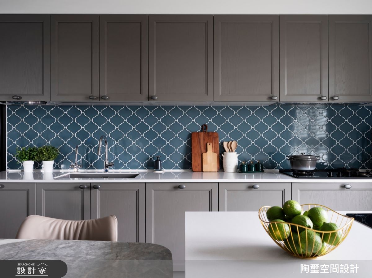 32坪毛胚屋＿英倫風餐廳廚房中島案例圖片＿陶璽空間設計＿陶璽_51之15