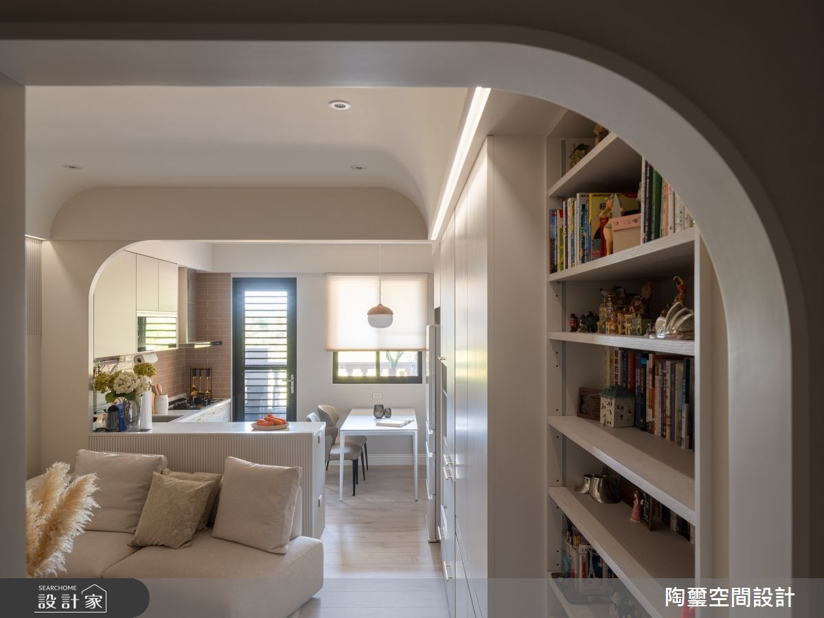 16坪預售屋＿混搭風客廳餐廳廚房案例圖片＿陶璽空間設計＿陶璽_52之2