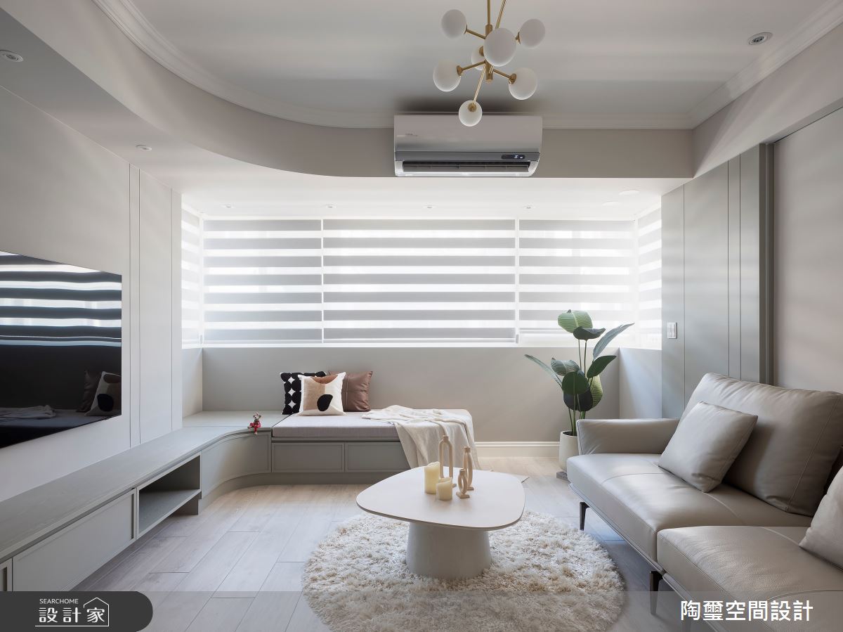 27坪老屋(31~40年)＿現代美式風客廳臥榻案例圖片＿陶璽空間設計＿陶璽_54之1