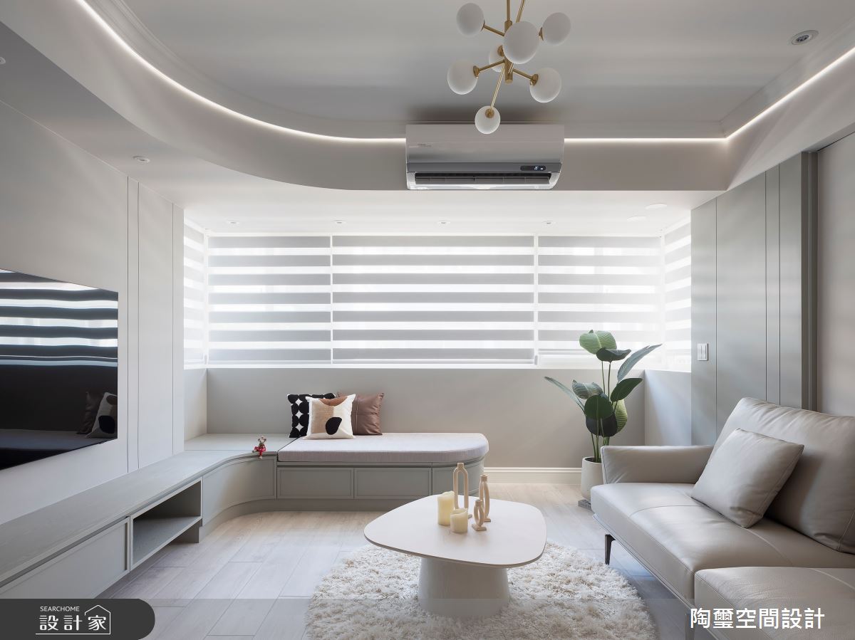 27坪老屋(31~40年)＿現代美式風客廳臥榻案例圖片＿陶璽空間設計＿陶璽_54之4