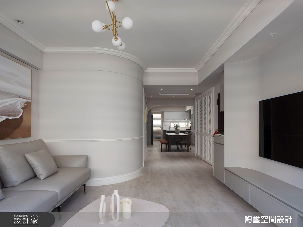 27坪老屋(31~40年)＿現代美式風客廳餐廳案例圖片＿陶璽空間設計＿陶璽_54之6
