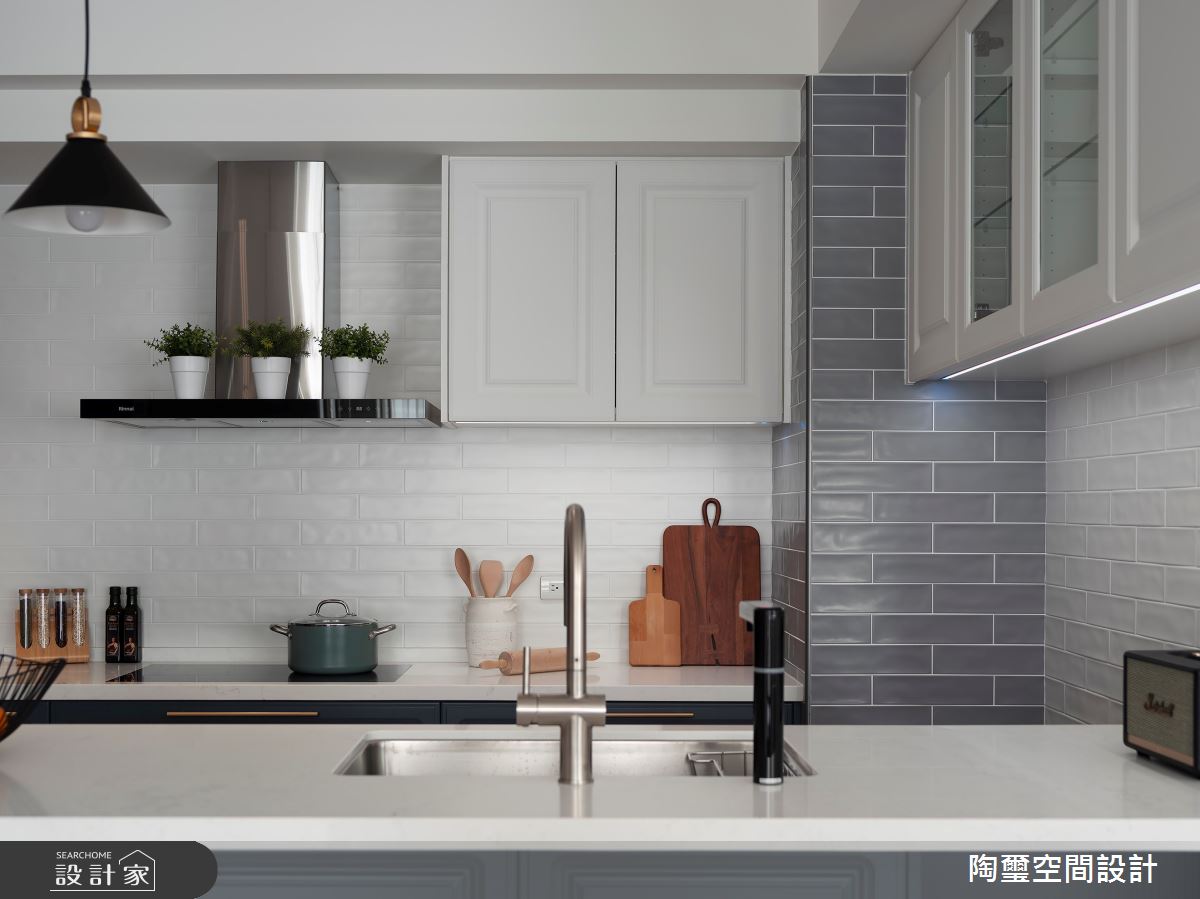 36坪中古屋(5~15年)＿美式風廚房中島案例圖片＿陶璽空間設計＿陶璽_55之14