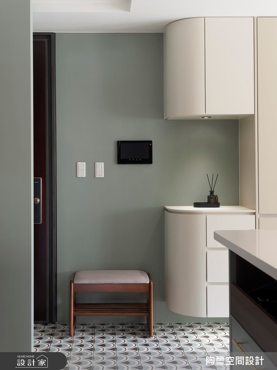 18坪新成屋(5年以下)＿美式風玄關案例圖片＿陶璽空間設計＿陶璽_56之3