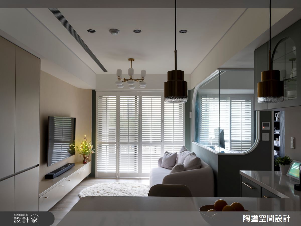 18坪新成屋(5年以下)＿美式風客廳案例圖片＿陶璽空間設計＿陶璽_56之5