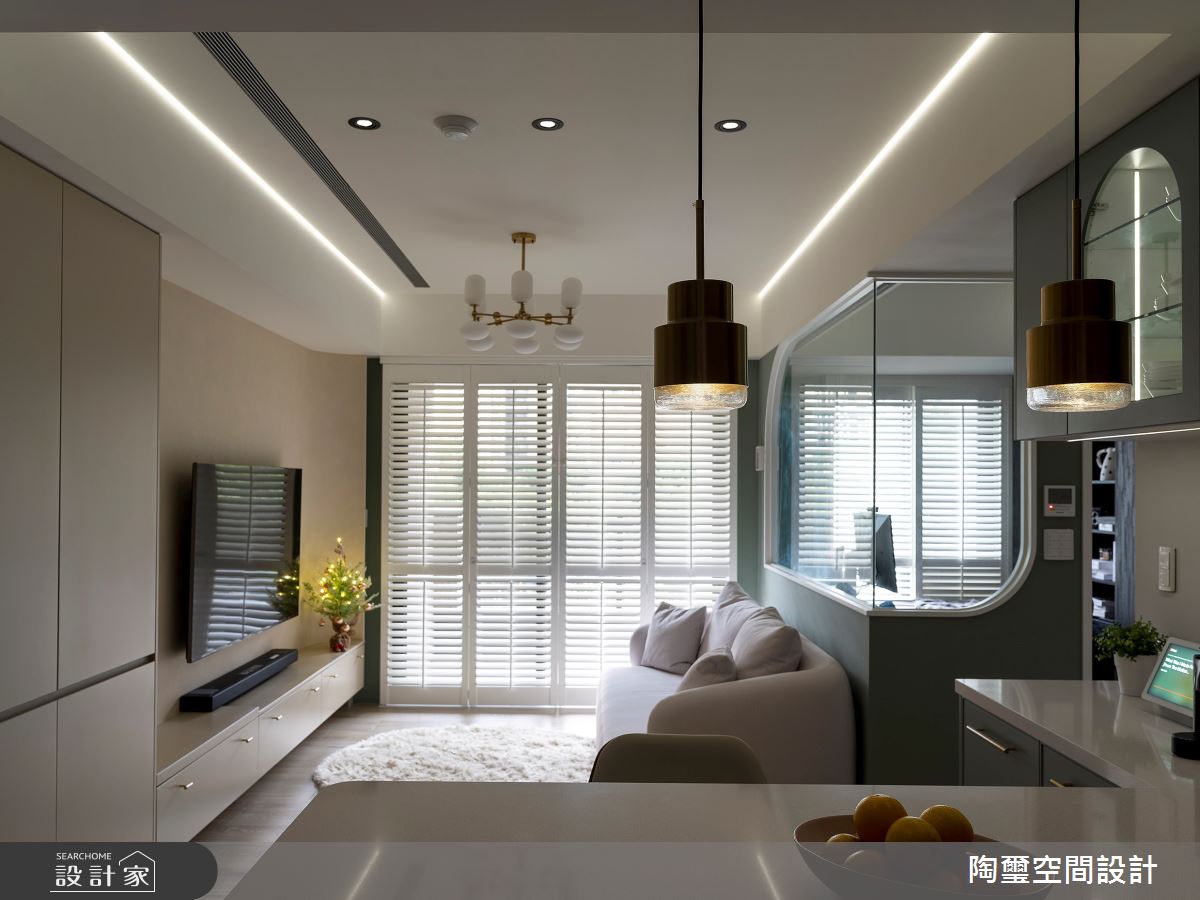 18坪新成屋(5年以下)＿美式風客廳餐廳案例圖片＿陶璽空間設計＿陶璽_56之6