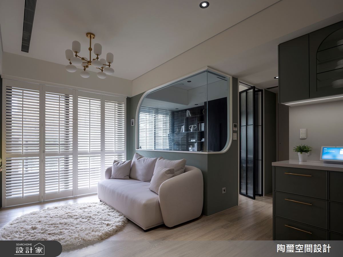 18坪新成屋(5年以下)＿美式風客廳書房工作區案例圖片＿陶璽空間設計＿陶璽_56之7