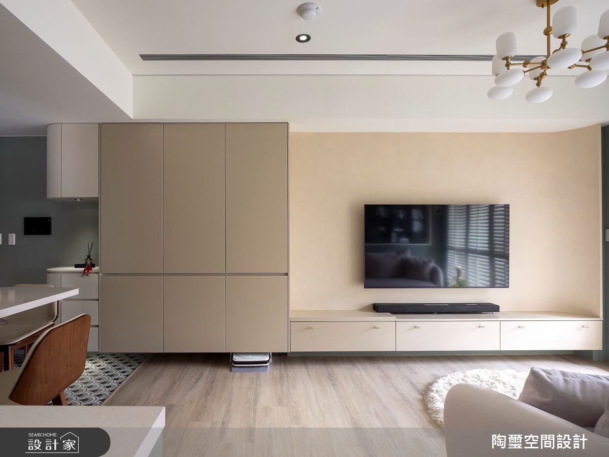 18坪新成屋(5年以下)＿美式風客廳案例圖片＿陶璽空間設計＿陶璽_56之15