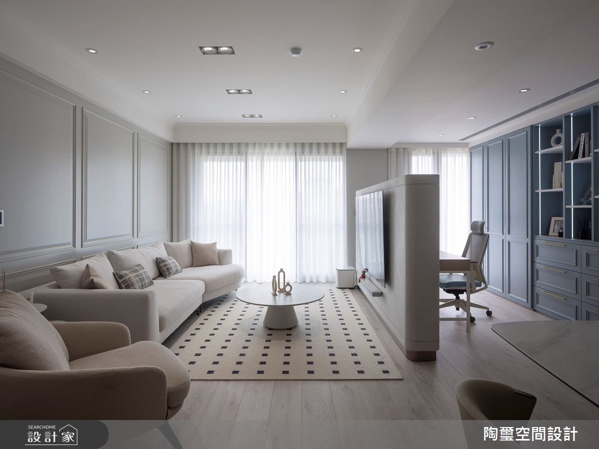 29坪新成屋(5年以下)＿美式風客廳書房案例圖片＿陶璽空間設計＿陶璽_57之3