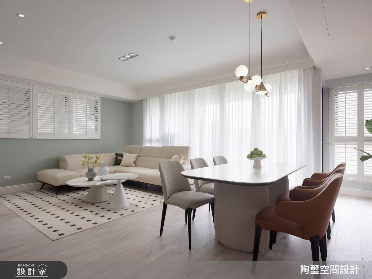 43坪預售屋＿混搭風客廳餐廳案例圖片＿陶璽空間設計＿陶璽_58之4