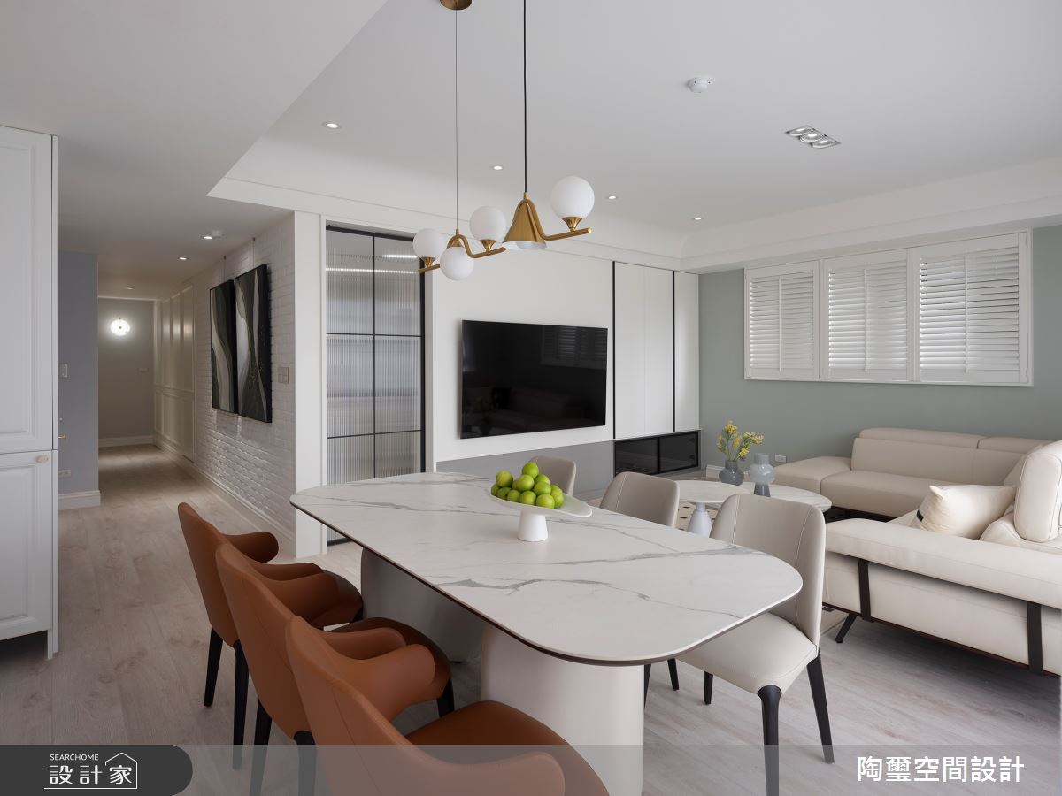 43坪預售屋＿混搭風客廳餐廳案例圖片＿陶璽空間設計＿陶璽_58之6