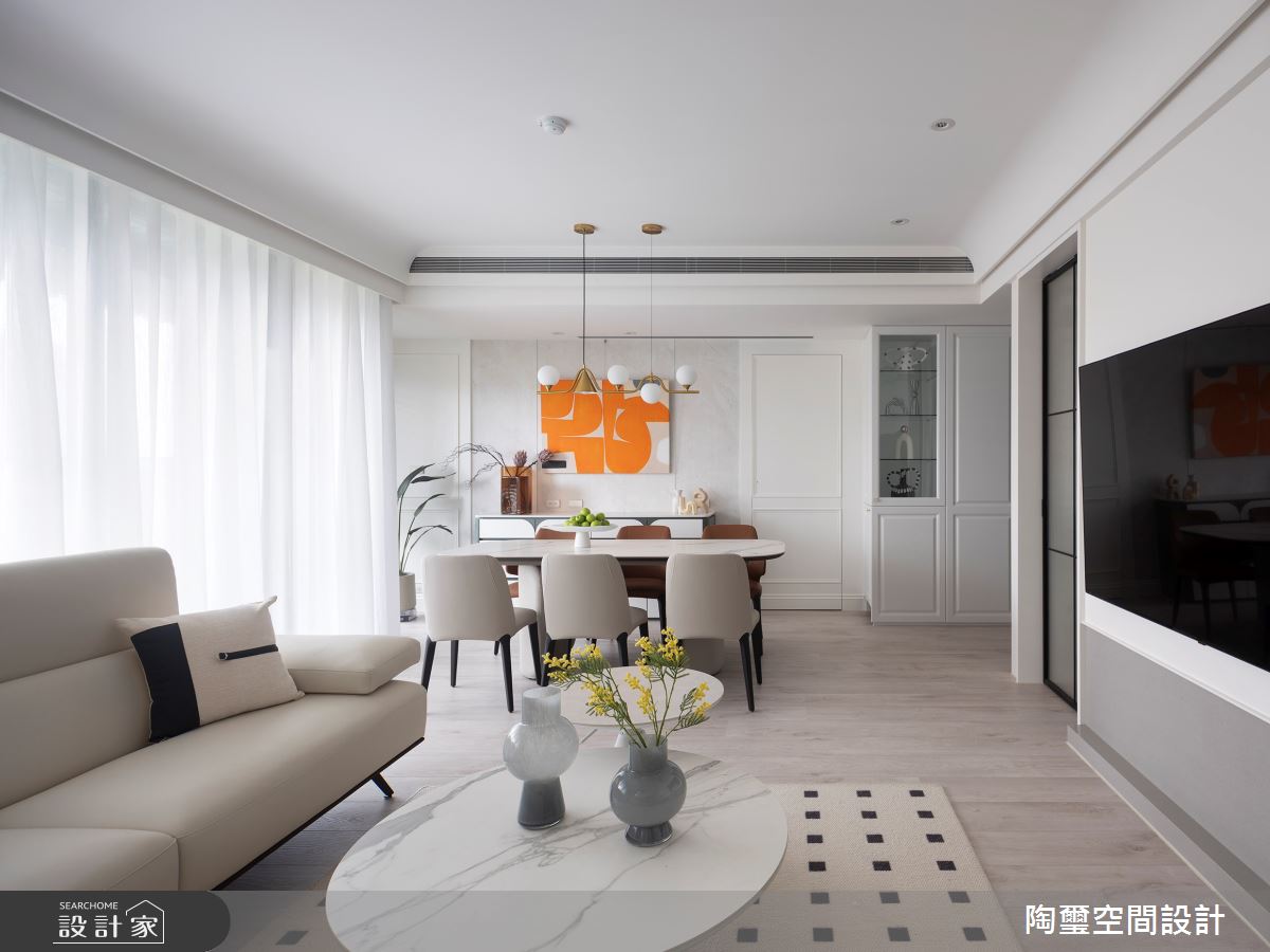 43坪預售屋＿混搭風客廳餐廳案例圖片＿陶璽空間設計＿陶璽_58之7