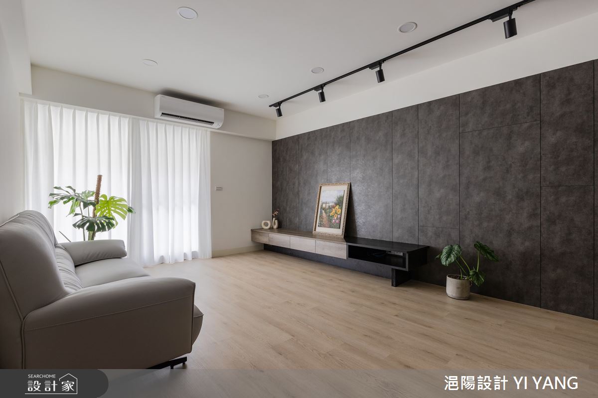 35坪老屋(41~50年)＿現代北歐風客廳案例圖片＿浥陽設計 YI YANG＿浥陽_台北47年老宅｜現代北歐風之3