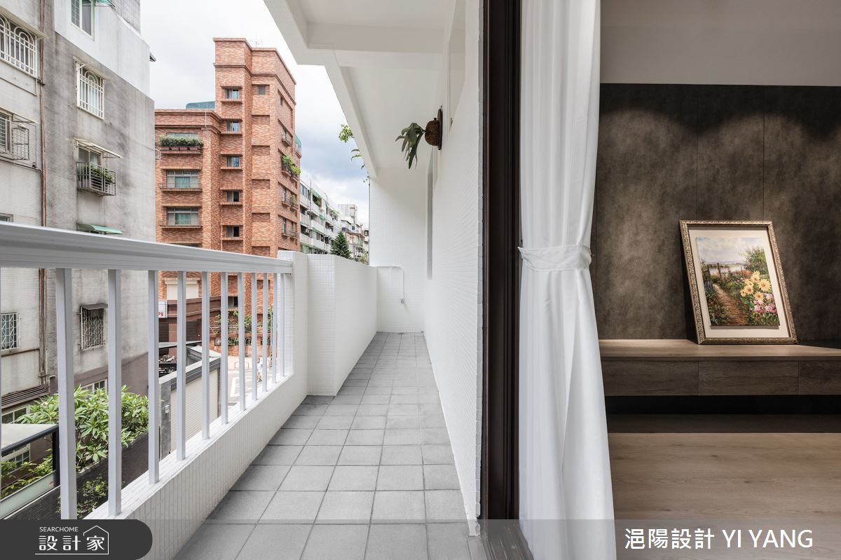 35坪老屋(41~50年)＿現代北歐風客廳陽台案例圖片＿浥陽設計 YI YANG＿浥陽_台北47年老宅｜現代北歐風之8