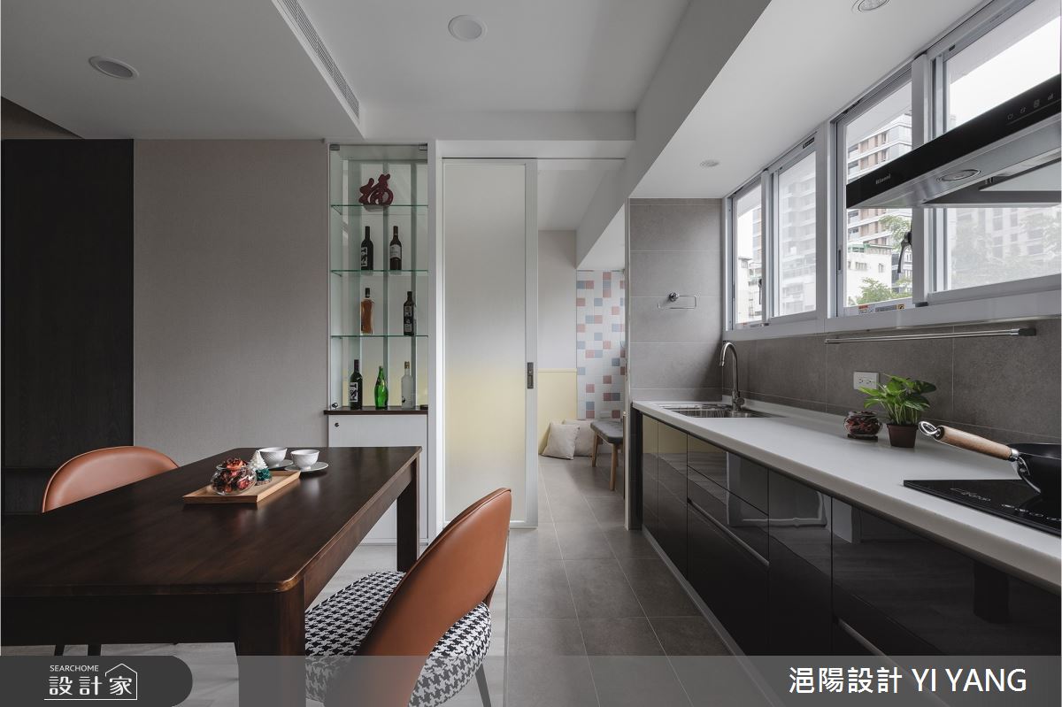 35坪老屋(16~30年)＿現代風餐廳廚房案例圖片＿浥陽設計 YI YANG＿浥陽_台北28年老宅｜現代風之2594