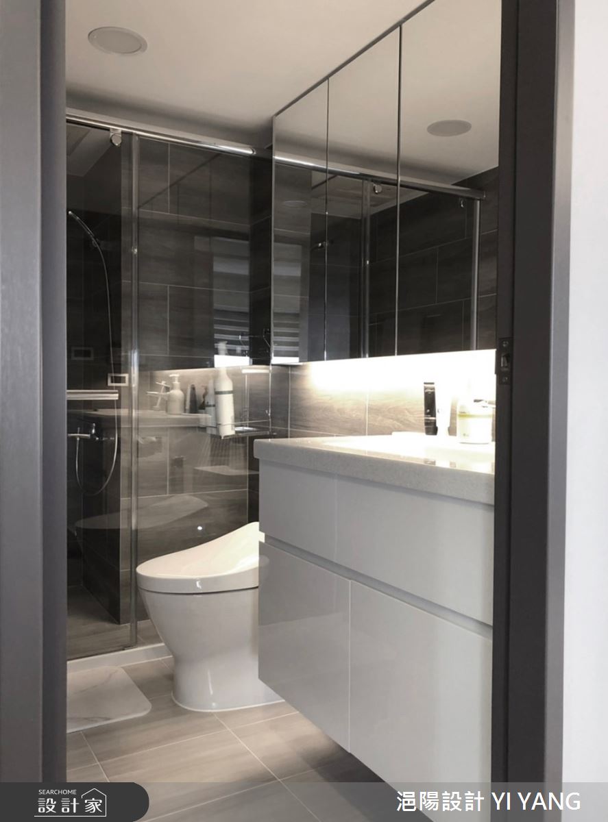 25坪老屋(16~30年)＿現代風浴室案例圖片＿浥陽設計 YI YANG＿浥陽_新北27年老宅｜現代風之8