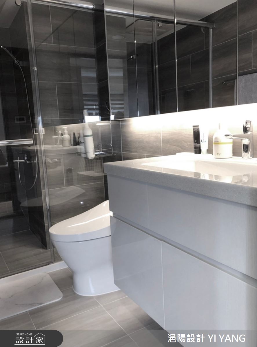 25坪老屋(16~30年)＿現代風浴室案例圖片＿浥陽設計 YI YANG＿浥陽_新北27年老宅｜現代風之9