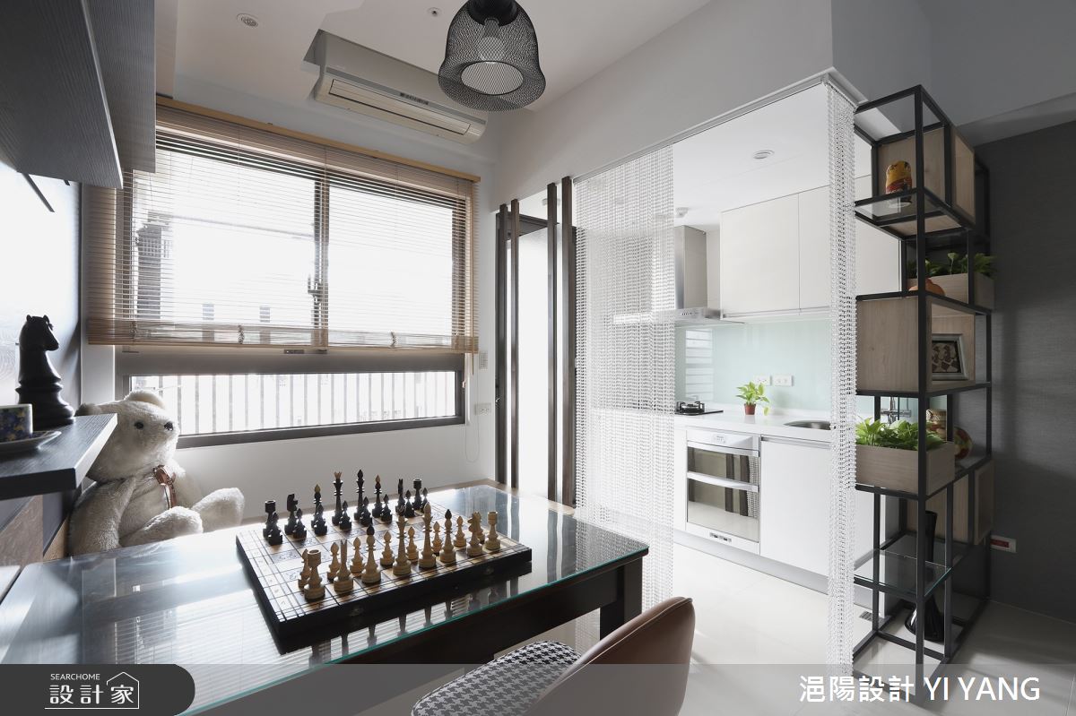 18坪新成屋(5年以下)＿現代風餐廳廚房臥榻案例圖片＿浥陽設計 YI YANG＿浥陽_新北將捷家和｜現代風之5