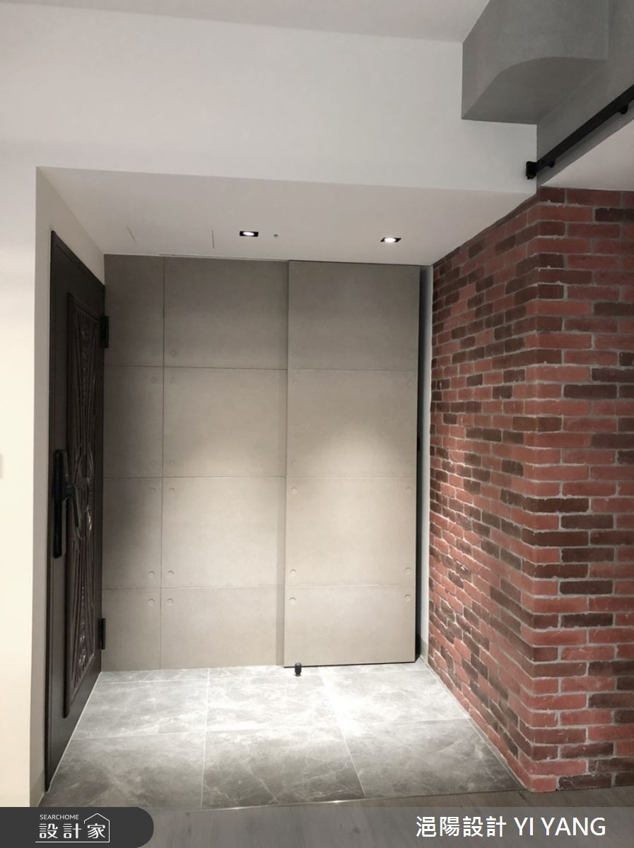 75坪老屋(16~30年)＿工業風玄關案例圖片＿浥陽設計 YI YANG＿浥陽_基隆30年老宅｜工業風之1