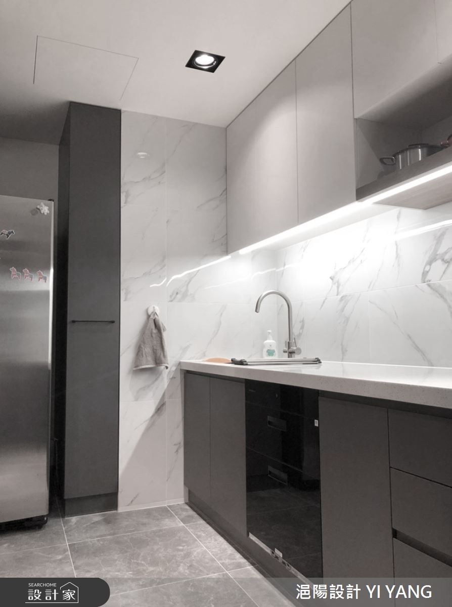 75坪老屋(16~30年)＿工業風廚房案例圖片＿浥陽設計 YI YANG＿浥陽_基隆30年老宅｜工業風之10