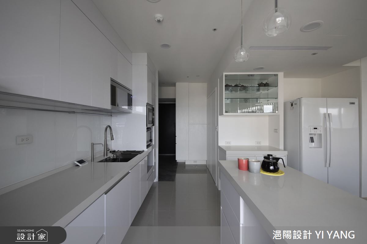22坪新成屋(5年以下)＿北歐風玄關廚房中島案例圖片＿浥陽設計 YI YANG＿浥陽_新北新板巨星Super Star｜北歐風之2