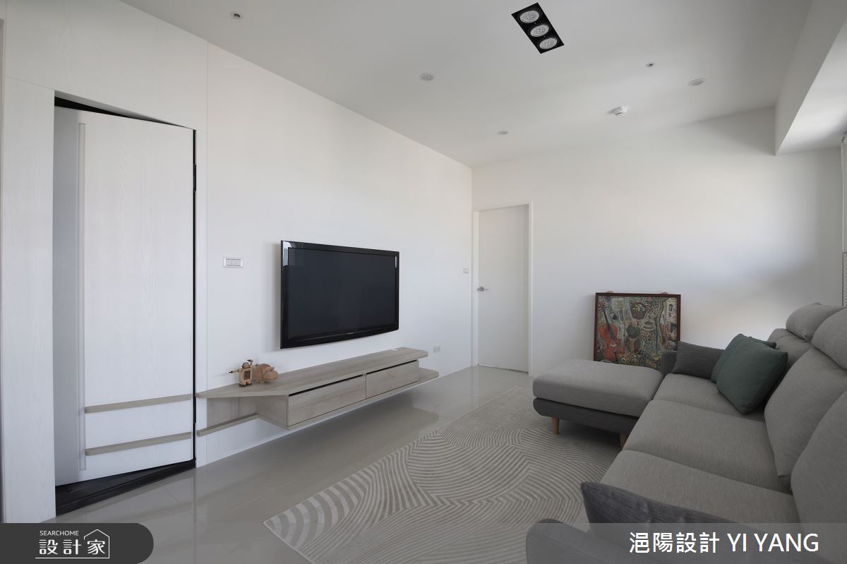 22坪新成屋(5年以下)＿北歐風客廳案例圖片＿浥陽設計 YI YANG＿浥陽_新北新板巨星Super Star｜北歐風之8
