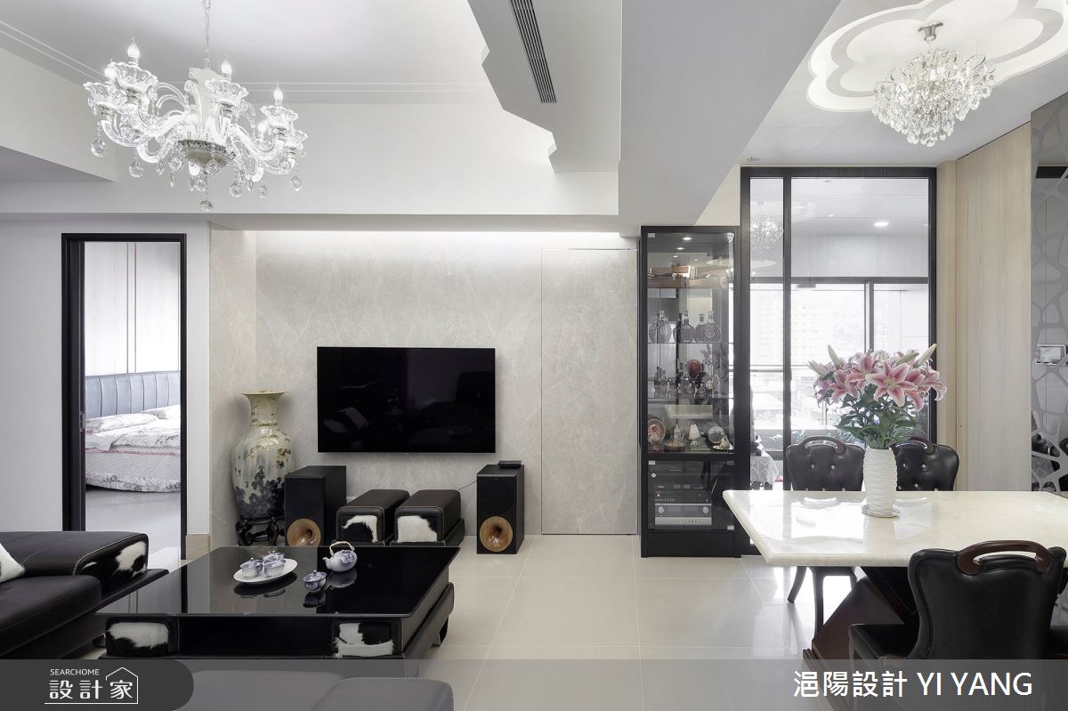 55坪新成屋(5年以下)＿奢華風客廳餐廳案例圖片＿浥陽設計 YI YANG＿浥陽_新北國泰雙璽｜奢華風之11