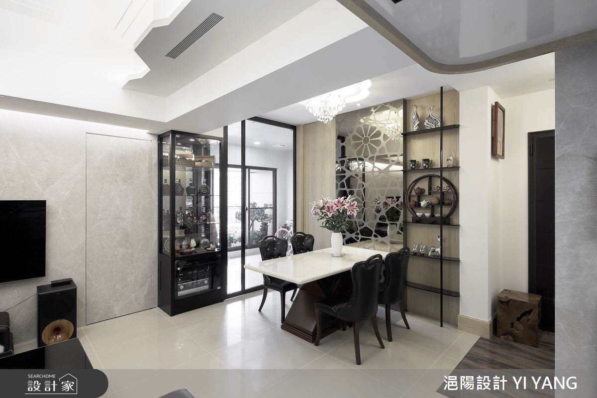 55坪新成屋(5年以下)＿奢華風餐廳案例圖片＿浥陽設計 YI YANG＿浥陽_新北國泰雙璽｜奢華風之7