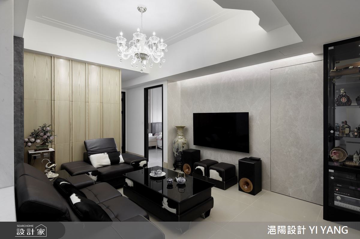 55坪新成屋(5年以下)＿奢華風客廳案例圖片＿浥陽設計 YI YANG＿浥陽_新北國泰雙璽｜奢華風之12