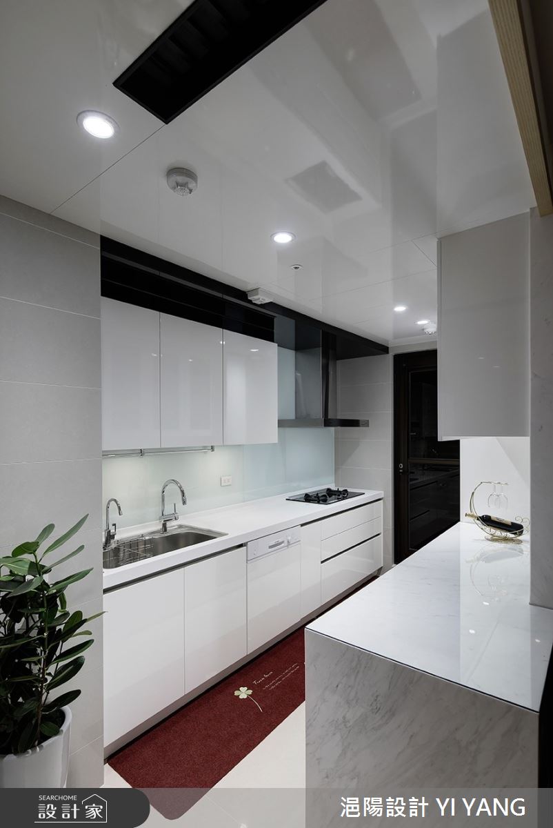 55坪新成屋(5年以下)＿奢華風廚房案例圖片＿浥陽設計 YI YANG＿浥陽_新北國泰雙璽｜奢華風之16