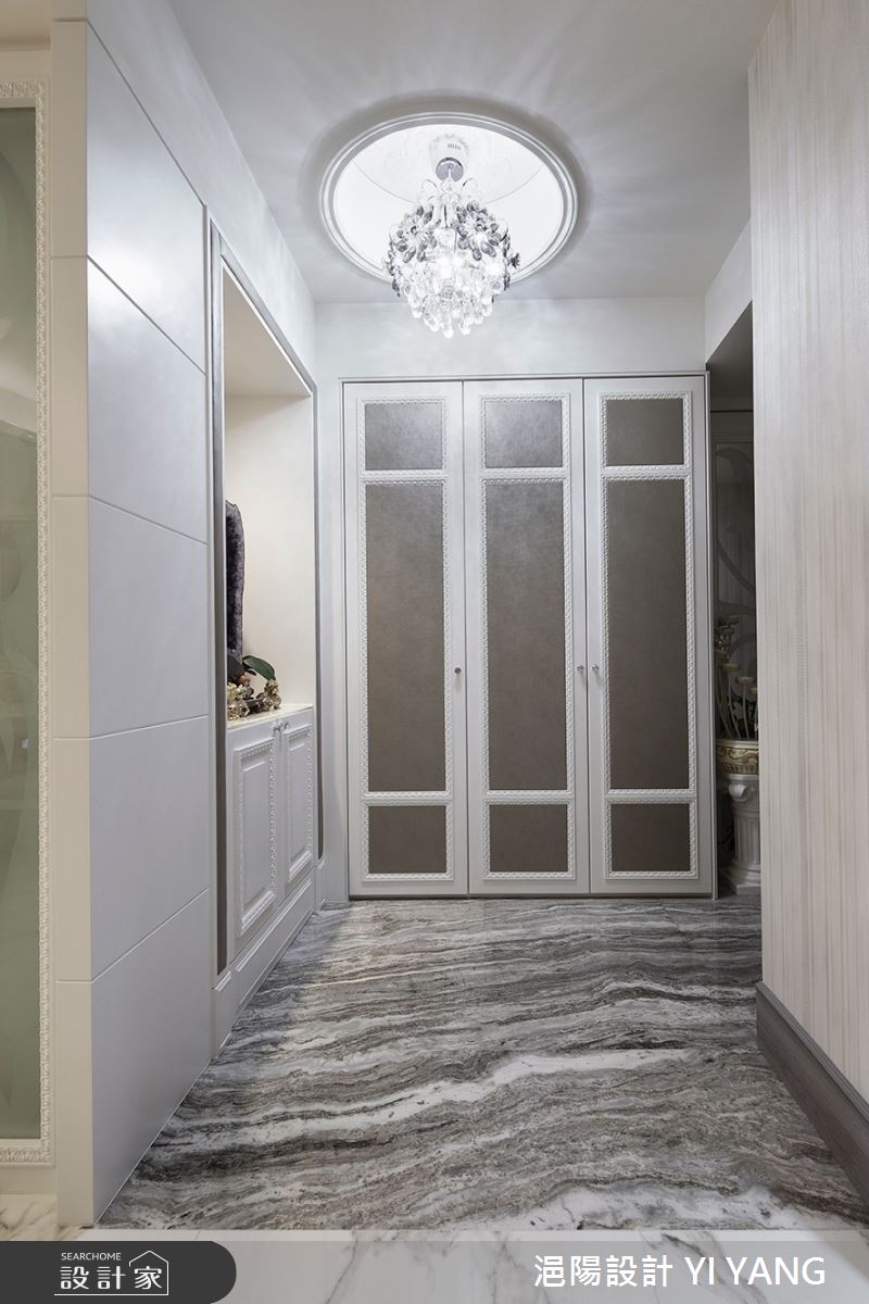 55坪新成屋(5年以下)＿奢華風玄關案例圖片＿浥陽設計 YI YANG＿浥陽_新北雲天綠第｜奢華風之3